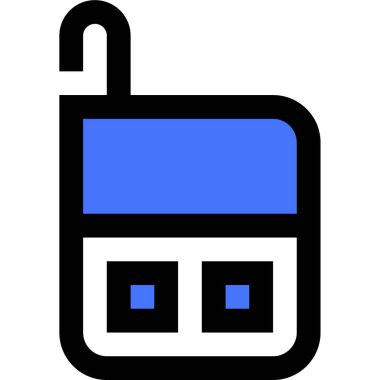 gps navigasyon simgesi vektör çizimi