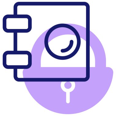 Güvenli kutucuk vektör illüstrasyonu