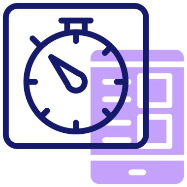 mobil uygulama simgesi, vektör illüstrasyonu basit tasarım