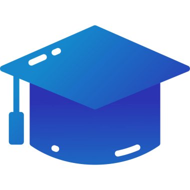 mezuniyet simgesi vektör illüstrasyonu