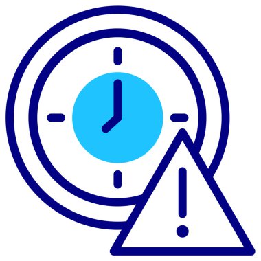 Zaman web simgesi basit tasarım