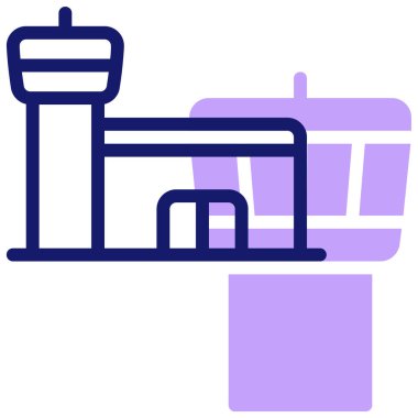 Kule Web simgesi basit illüstrasyon