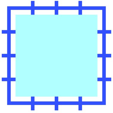 Yama. Web simgesi basit tasarım