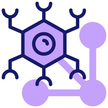 şebeke. Web simgesi basit illüstrasyon