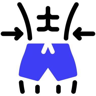 Diyet olsun. Web simgesi basit illüstrasyon