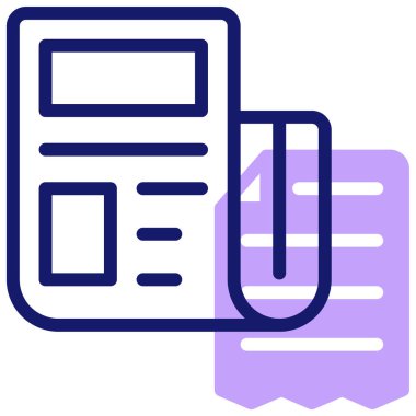 gazete simgesi, vektör illüstrasyonu basit tasarım