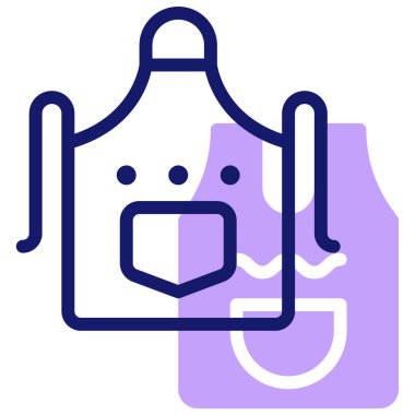 Önlük kutsal kişilerin resmi, vektör çizim 