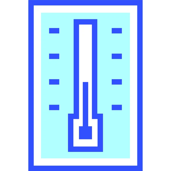Temperatura Icona Web Design Semplice — Vettoriale Stock