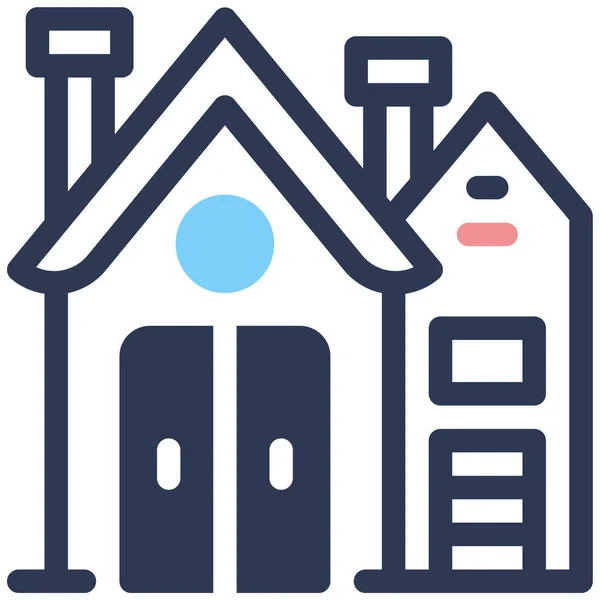 House Icon Vector Illustration Simple Design — Stock Vector