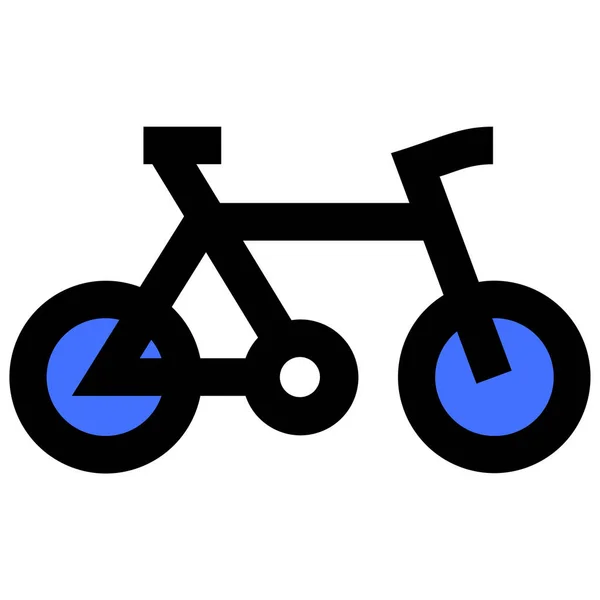 Bike Web Icon Simple Illustration — Stock Vector