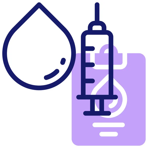 stock vector syringe web icon simple design