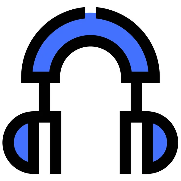 Headset Icon Vector Illustration — Stock Vector