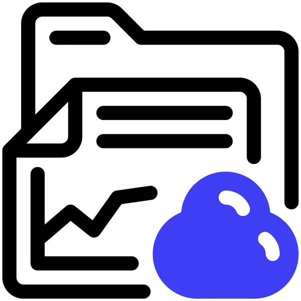 Document Web Icon Simple Illustration — Stockvector
