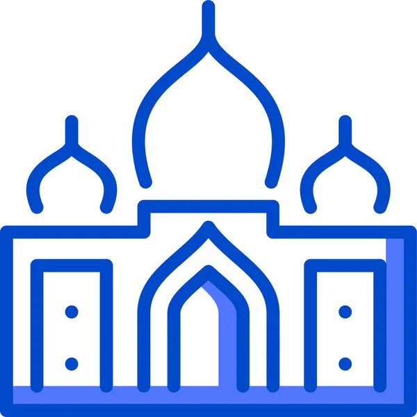 Moschee Web Ikone Einfaches Design — Stockvektor