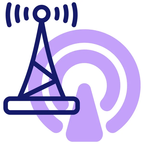 Antenne Einfache Web Icon Illustration — Stockvektor