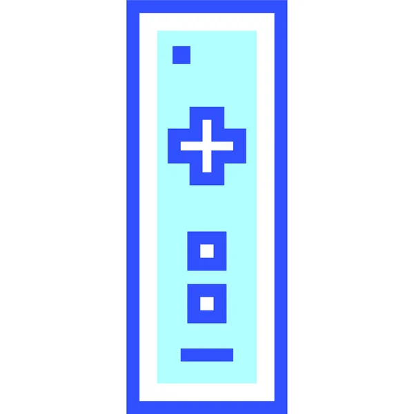 任天堂Wii现代图标 矢量插图 — 图库矢量图片