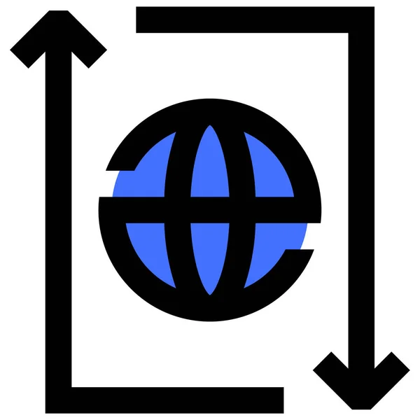 Solución Icono Web Ilustración Simple — Vector de stock