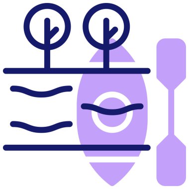 yol simgesi vektör illüstrasyonu