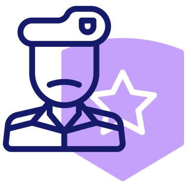 Doktor. Web simgesi basit illüstrasyon