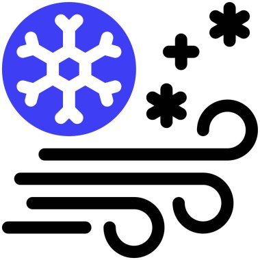 Kar tanesi. Web simgesi basit illüstrasyon