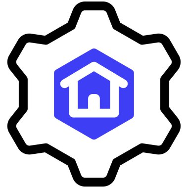 Ayarlar web simgesi basit illüstrasyon