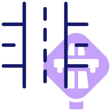 Modern otomatik simgenin vektör illüstrasyonu