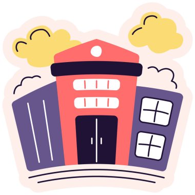 Arkadaş. Web simgesi basit illüstrasyon