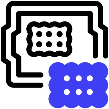 Tava. Web simgesi basit illüstrasyon