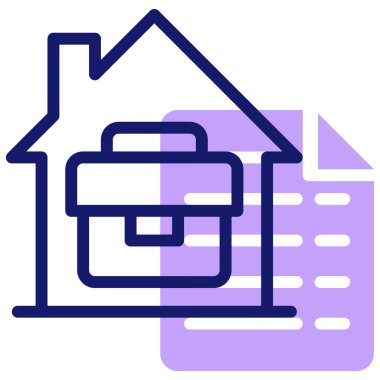 Ev. Web simgesi basit illüstrasyon