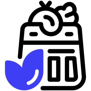 Taze. Web simgesi basit illüstrasyon