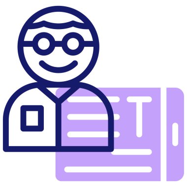 Düzenleyici simgesi, vektör illüstrasyonu basit tasarım