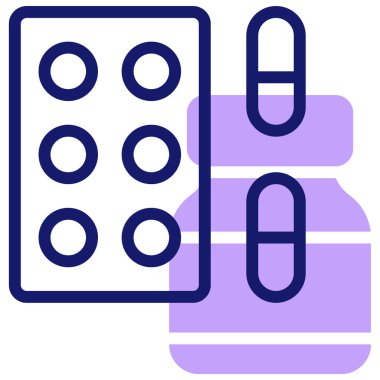 Haplar. Web simgesi basit tasarım