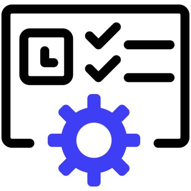 Bakım web simgesi. Basit tasarım