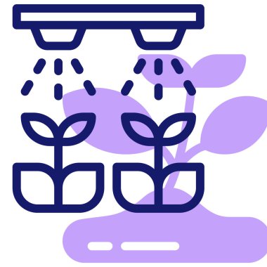 çiftçilik simgesi, vektör illüstrasyonu basit tasarım