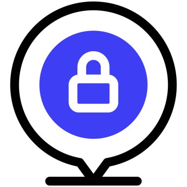 konum simgesi, vektör illüstrasyonu basit tasarım