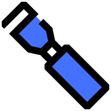 Keski simgesi, vektör illüstrasyonu basit tasarım