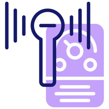 Sinyal ağ ikonu vektör illüstrasyonu