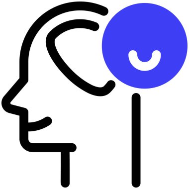 kullanıcı. Web simgesi basit illüstrasyon