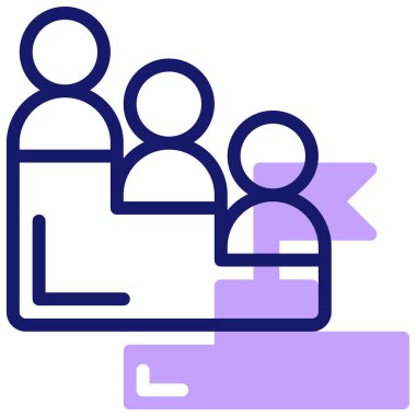 İş ekibi. Web simgesi