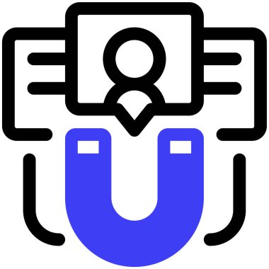 Bağlantı simgesi, vektör illüstrasyonu basit tasarım