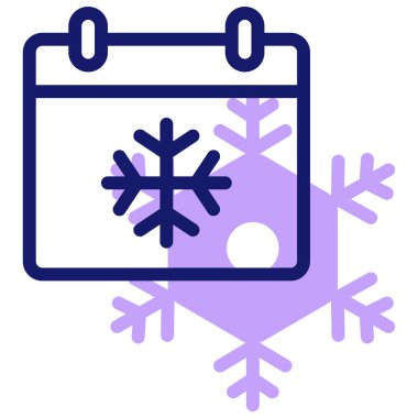 Takvim. Web simgesi basit illüstrasyon 