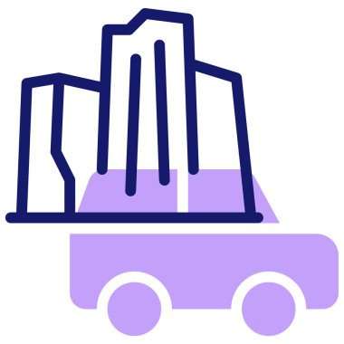 sırt simgesi vektör illüstrasyonu