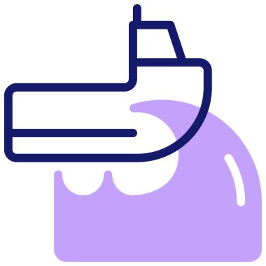 Su. Web simgesi basit illüstrasyon