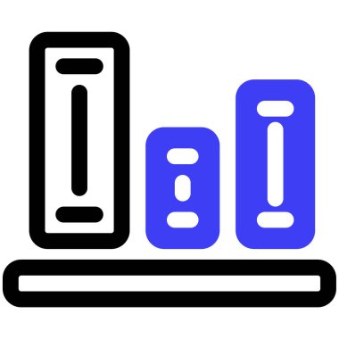 veritabanı. Web simgesi basit illüstrasyon