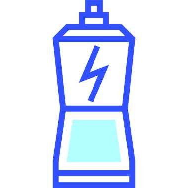 Pil. Web simgesi basit illüstrasyon