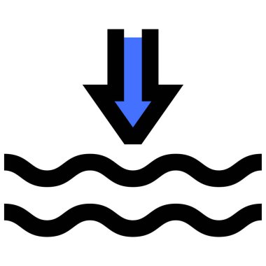 Gel-git. Web simgesi basit illüstrasyon