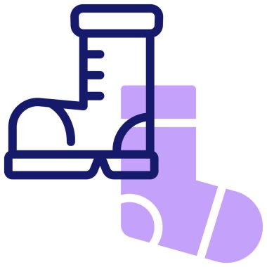 Çizmeler. Web simgesi basit illüstrasyon