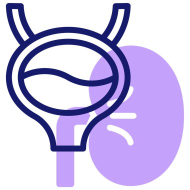 Mesane modern simge, vektör illüstrasyonu