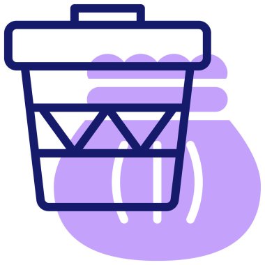 Çöp kutusu. Basit tasarım