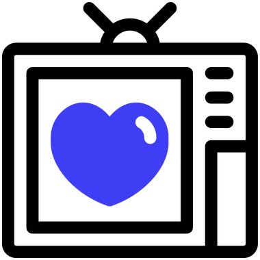 tv simge vektör çizim